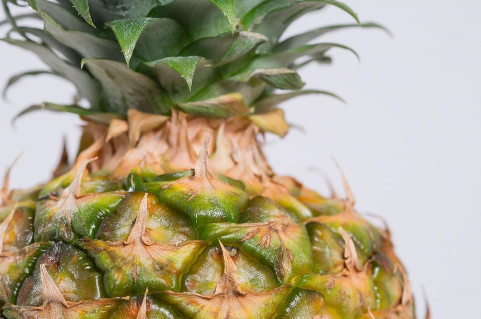 Free Image of Close-up image of a fresh pineapple 