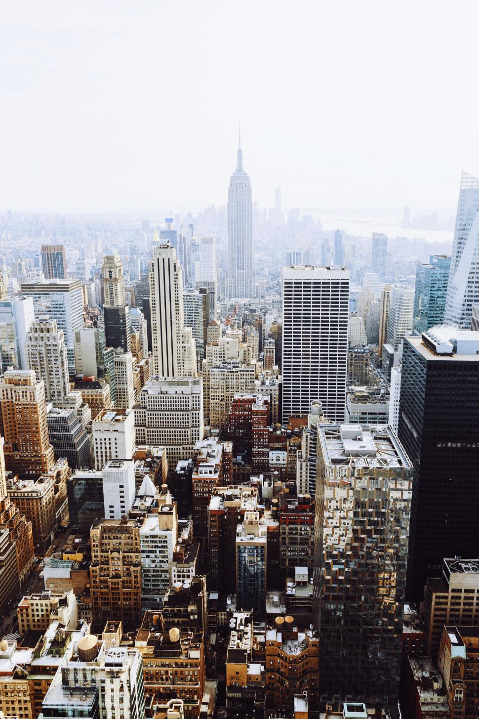 Free Image of Aerial view of New York cityscape 