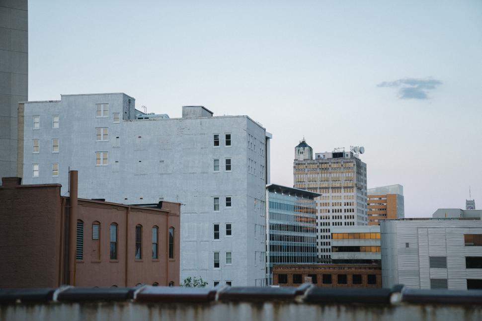 Free Image of Urban landscape with varied architecture 