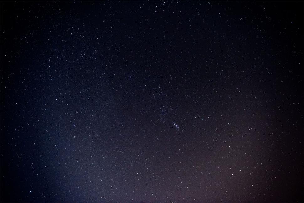 Free Image of Starry night sky with visible constellations 