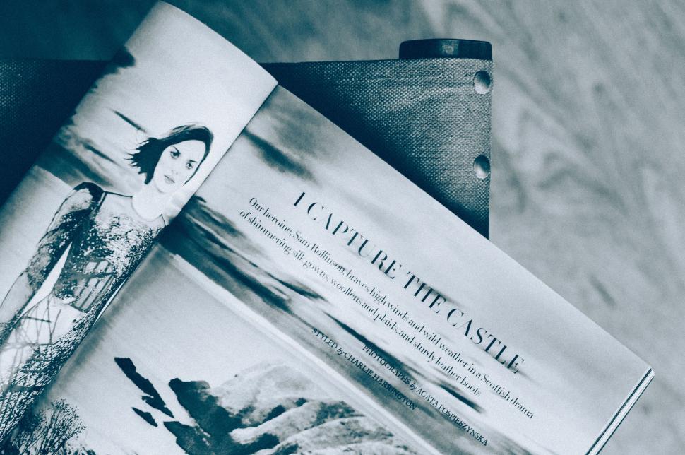 Free Image of Magazine page with text and image 