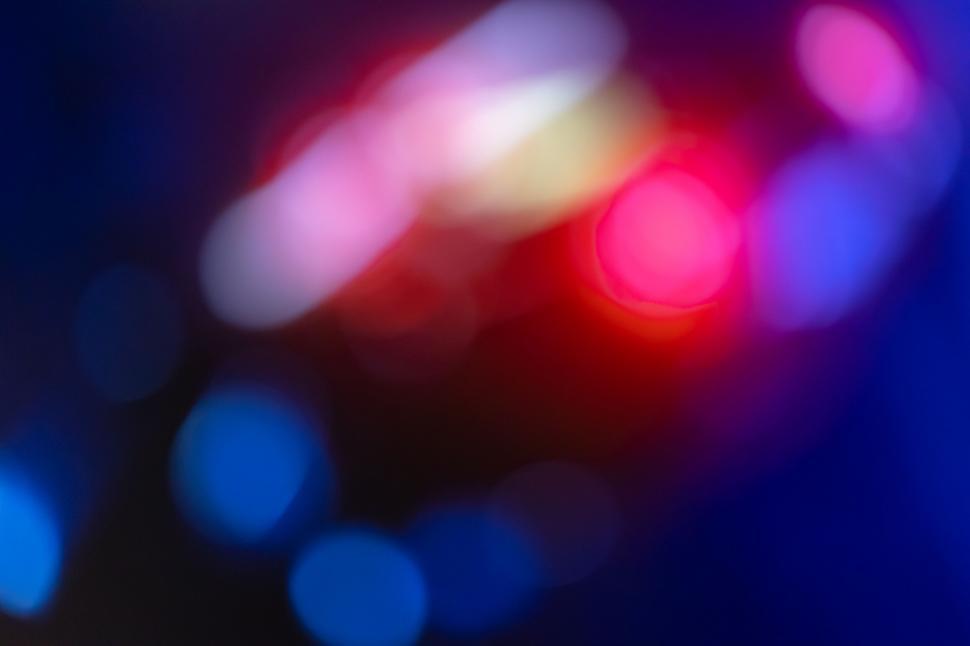 Free Image of Colorful bokeh lights on dark background 