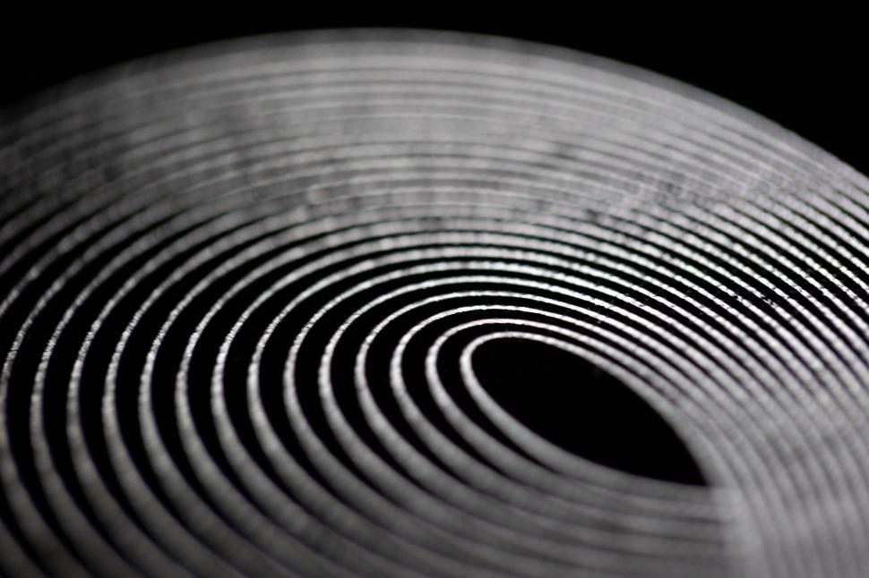 Free Image of Close-up of concentric circle pattern 