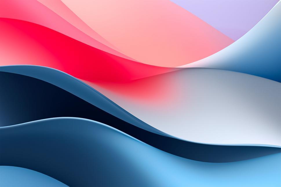 Free Image of Colorful abstract wave design 