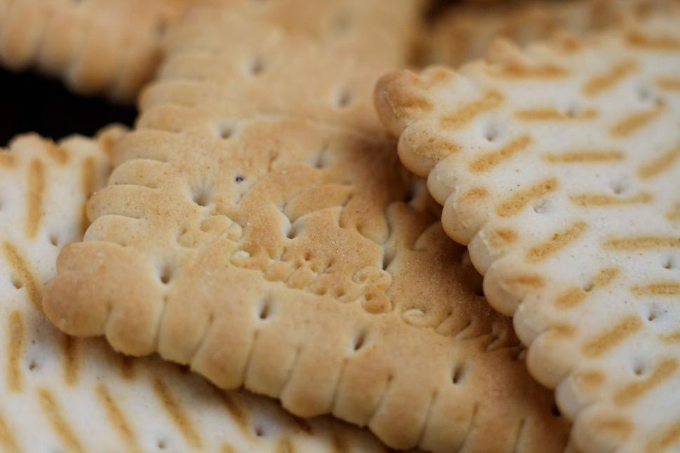 Free Image of Detailed image of patterned cookies 