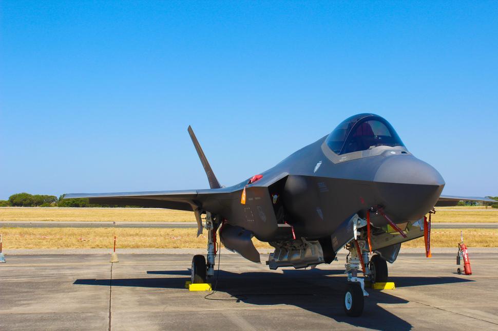 Free Image of Lockheed Martin F-35 Lightning II - Beja Air Base - Portugal 