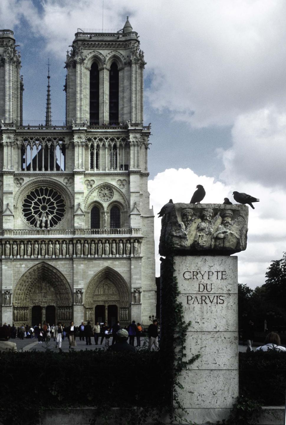 Free Image of Majestic Cathedral in Black and White 