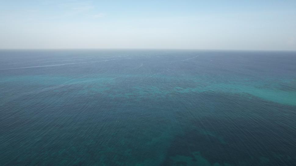 Free Image of Tranquil aerial view of a coral reef 