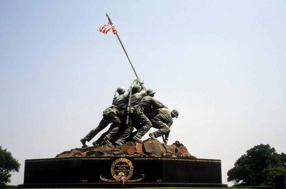 Free Image of The United States Marine Memorial 