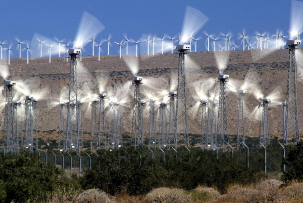 Free Image of Wind turbines 