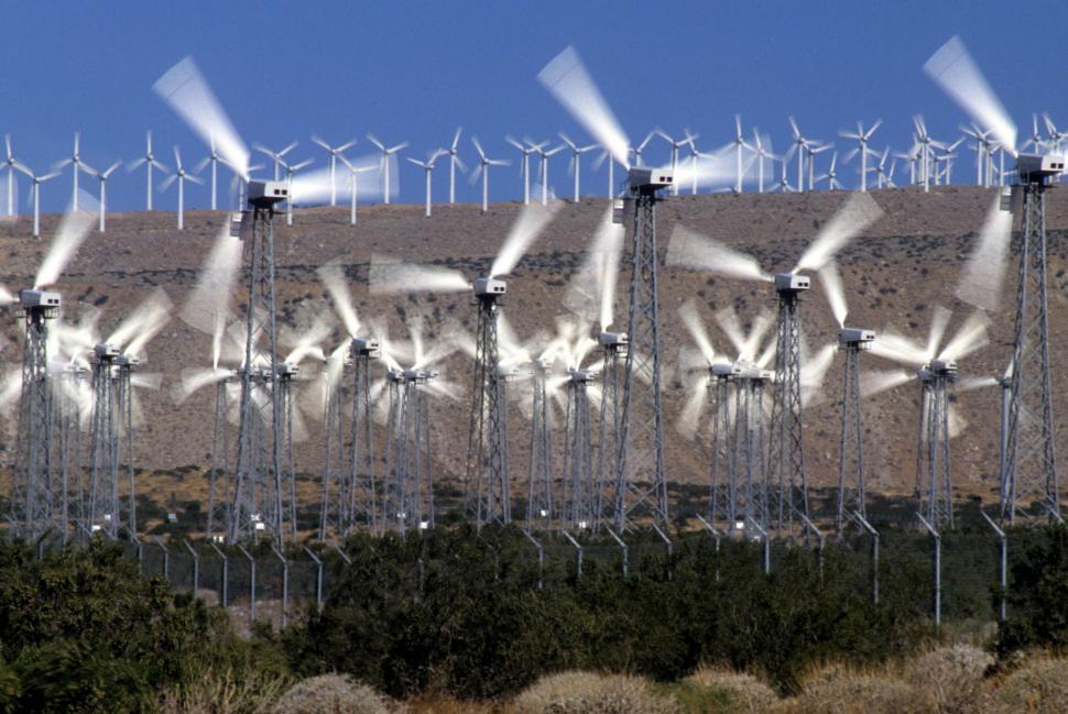 Free Image of Wind turbines 