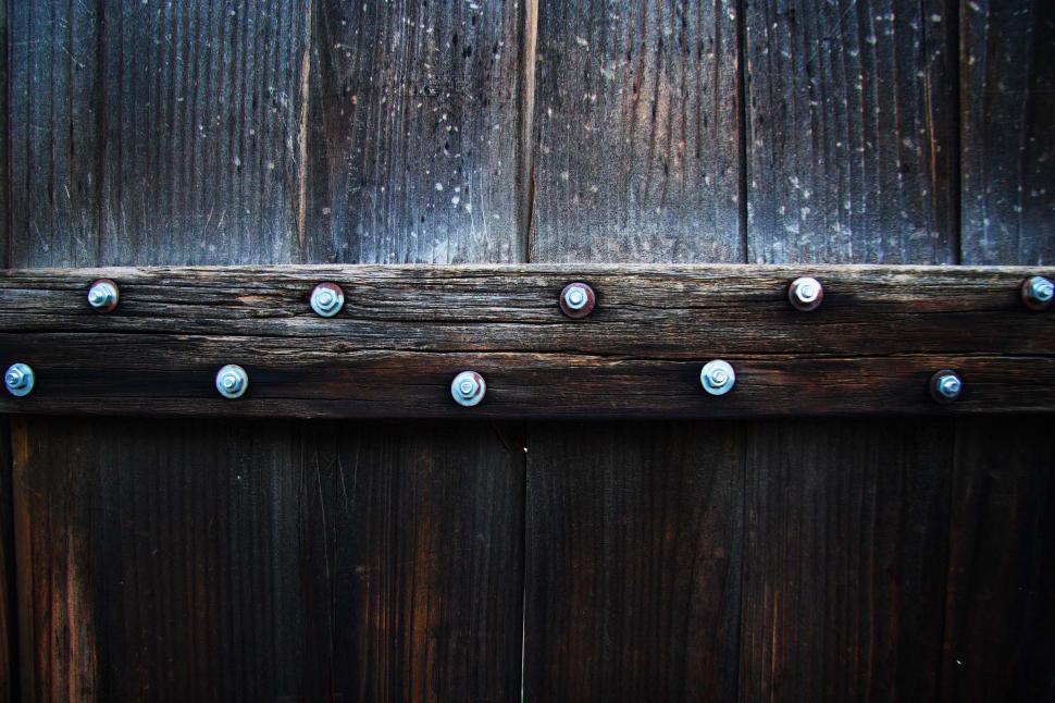 Free Image of Weathered wooden gate 