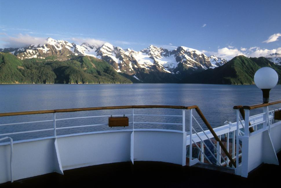 Free Image of View from boat deck 
