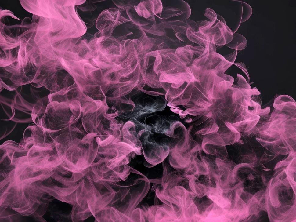 Free Image of Pink smoke wallpaper background  