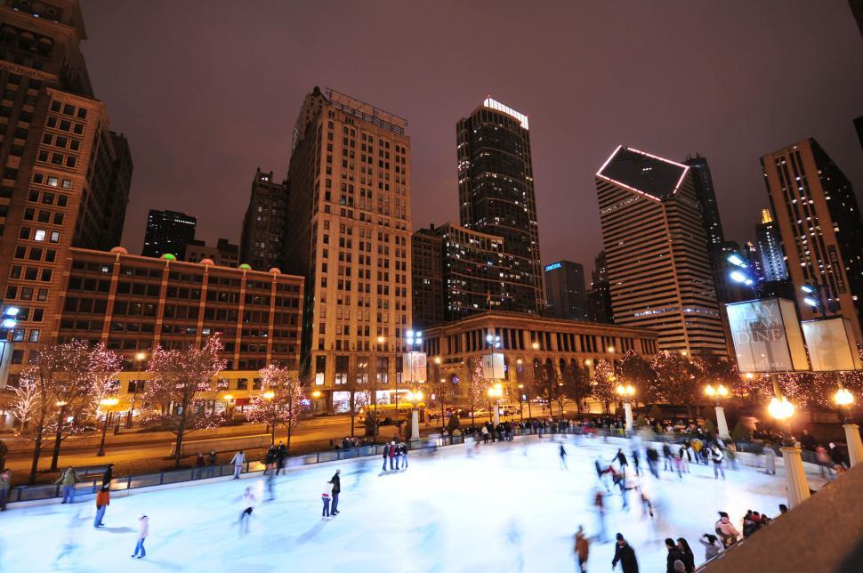 Free Image of Ice skating rink 