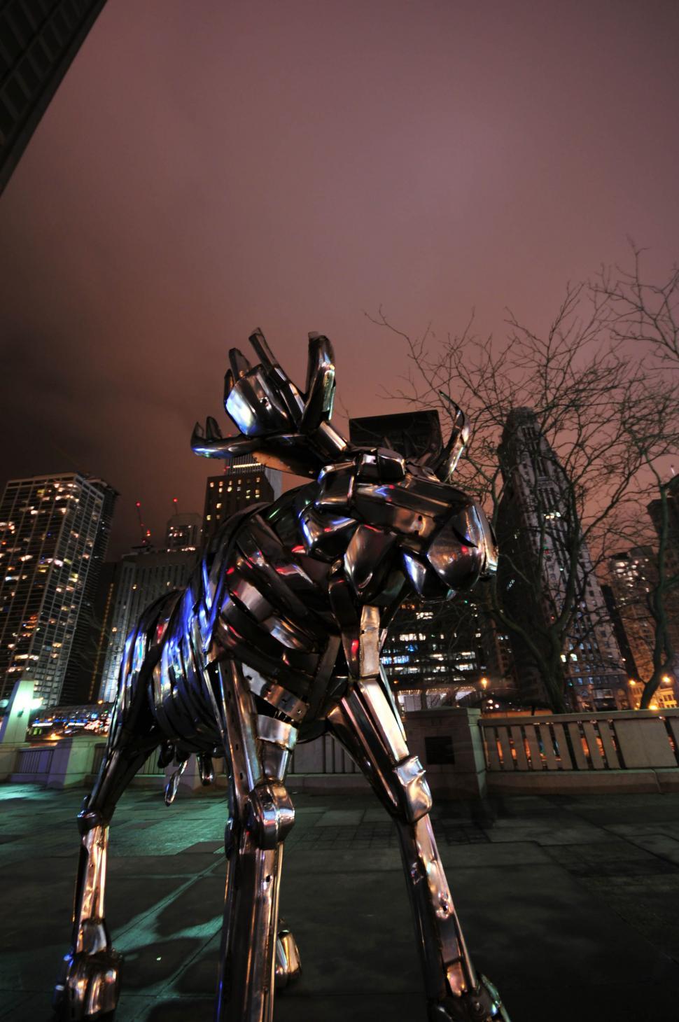 Free Image of Reindeer sculpture 
