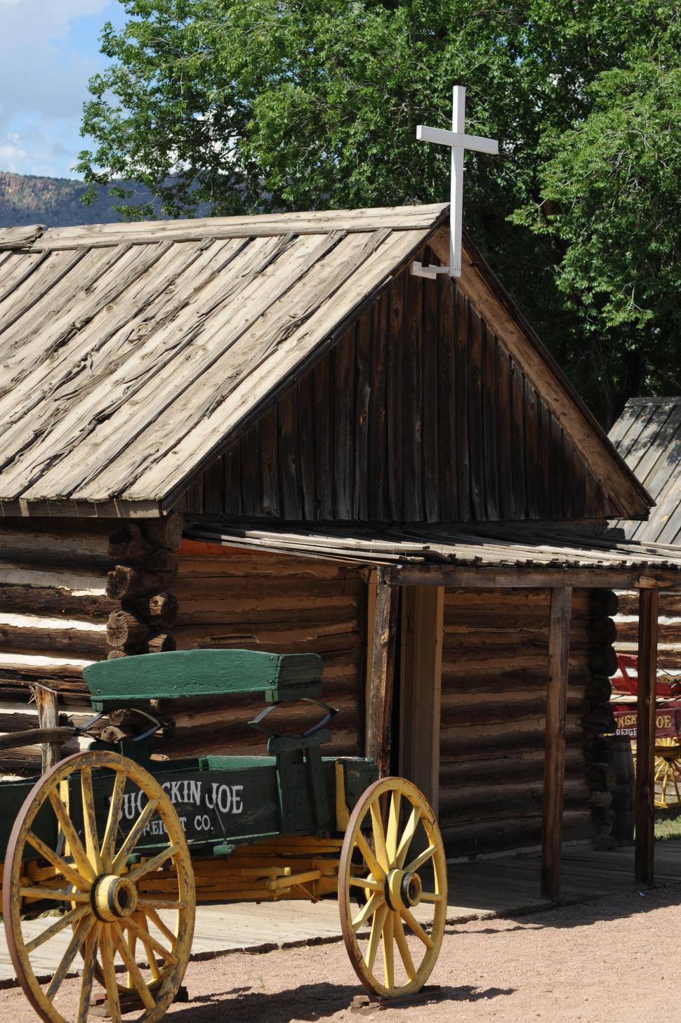 Free Image of Church in the old west 