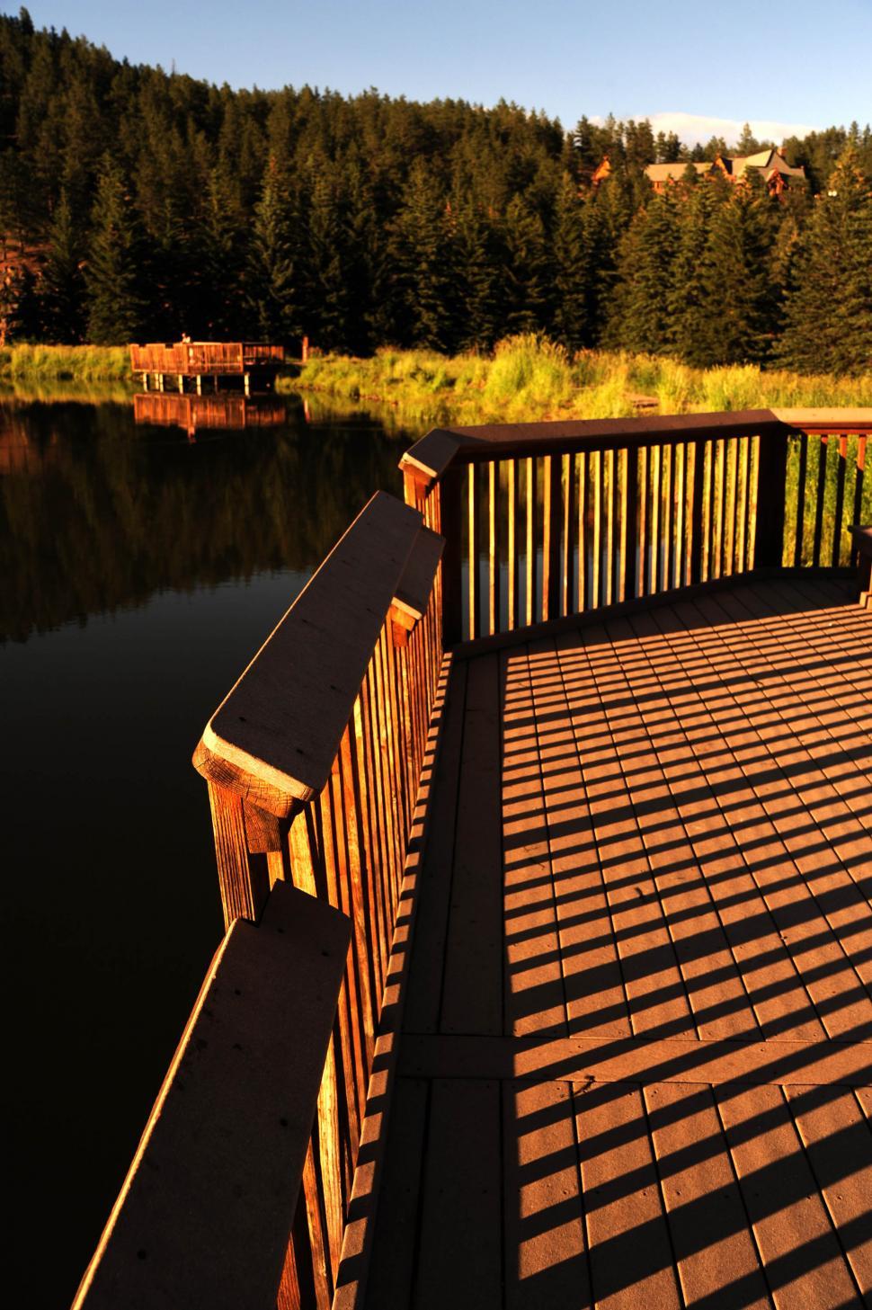 Free Image of Shadowy deck 