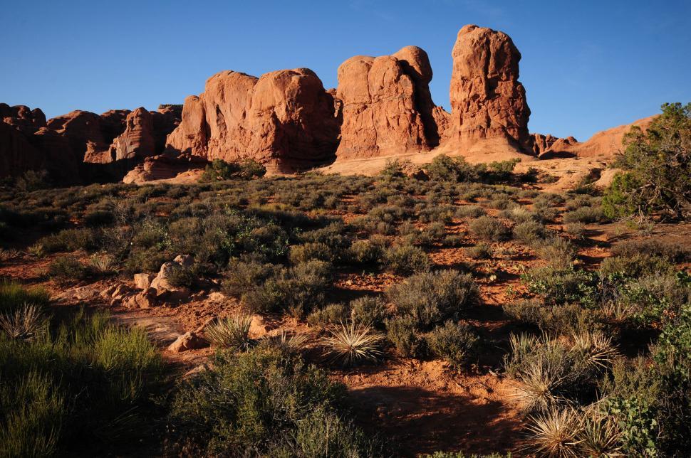 Free Image of Desert hoodoos 
