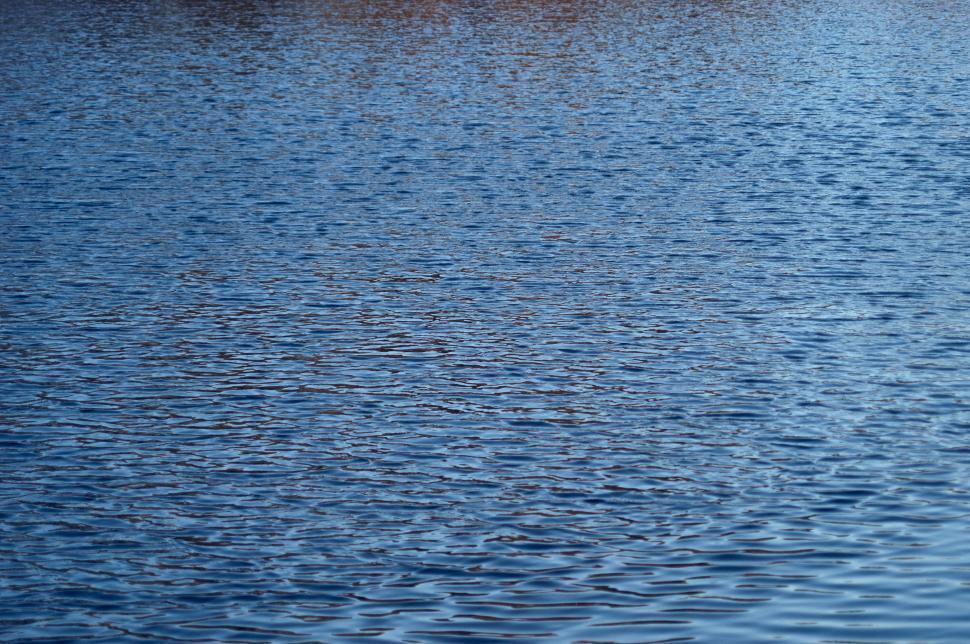 Free Image of Calm and peaceful water surface with ripples in lake 