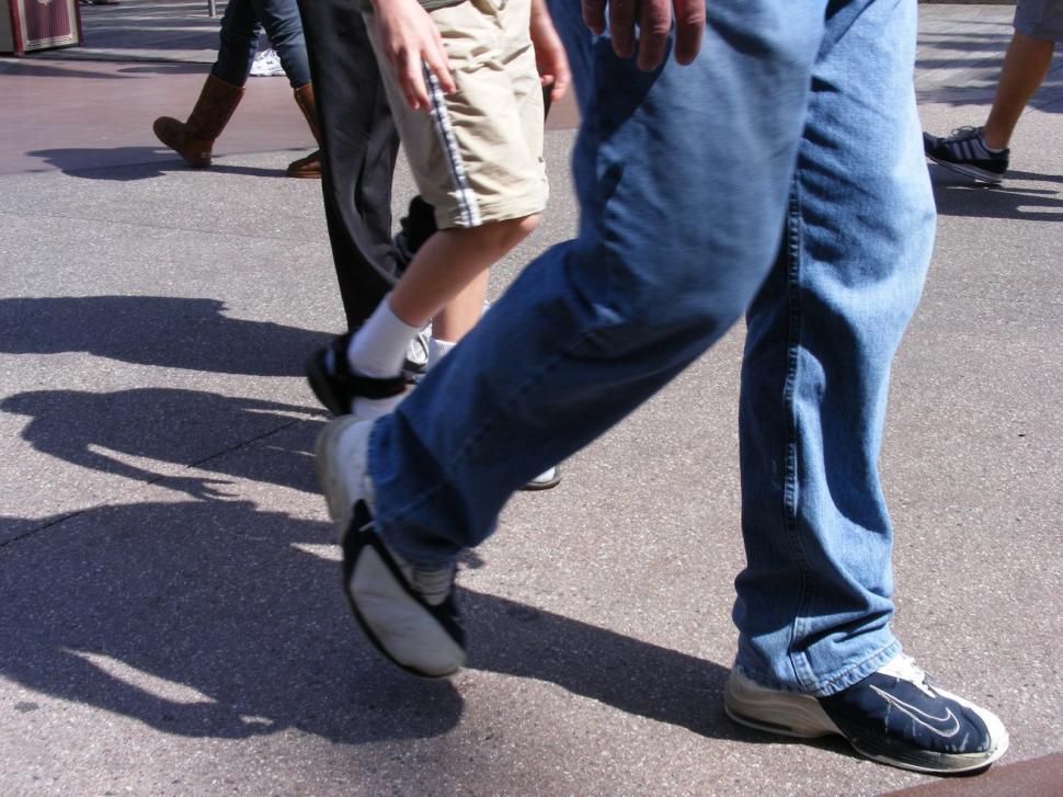 Free Image of People Walking 