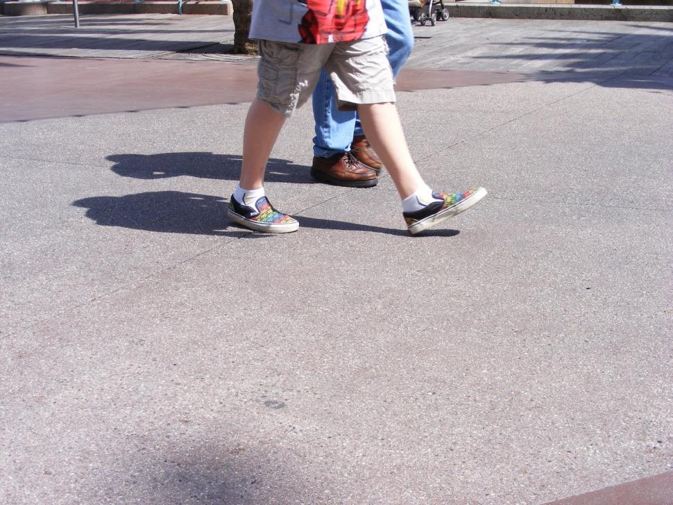 Free Image of People Walking 