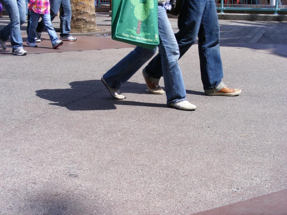 Free Image of People Walking 