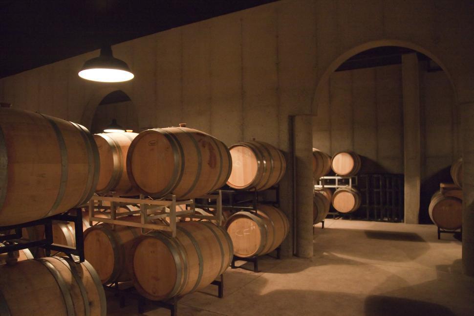 Free Image of Oak Barrels 