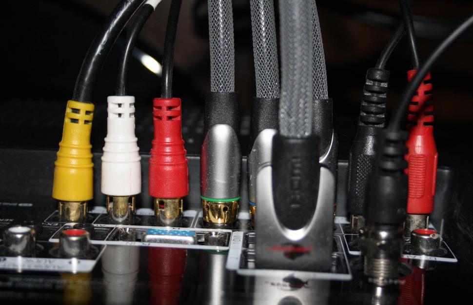 Free Image of Close Up of Multiple Wires and Cables 