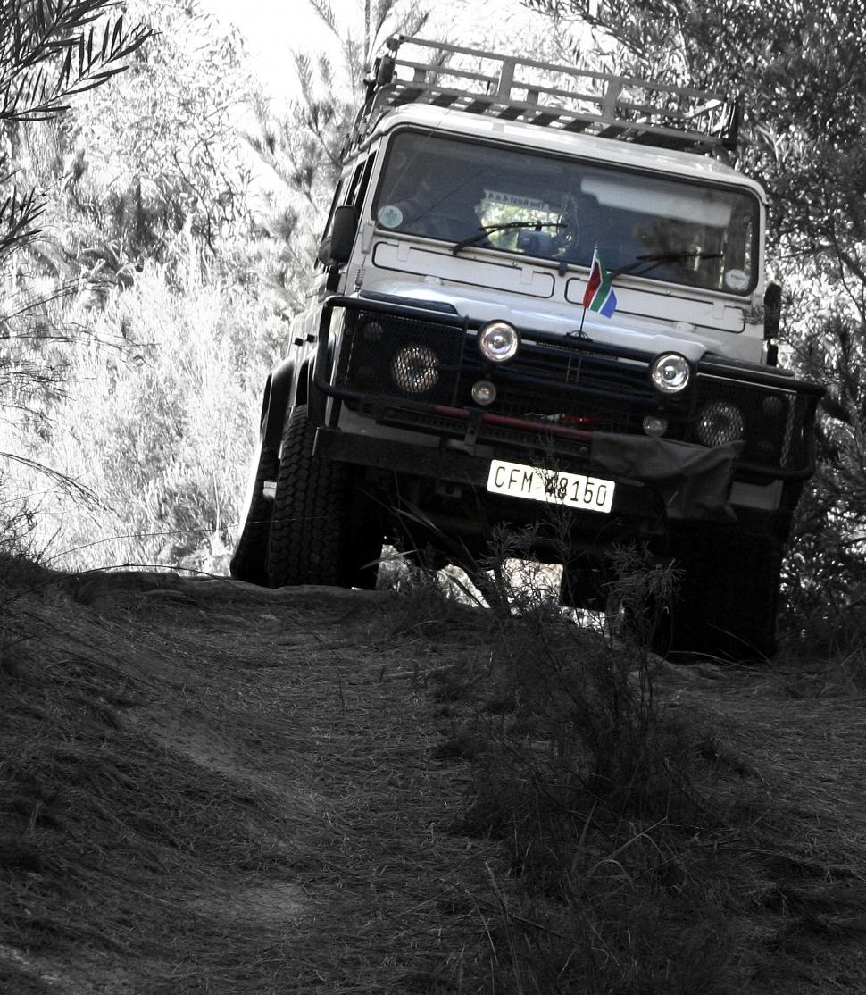 Free Image of Truck Driving on Dirt Road 