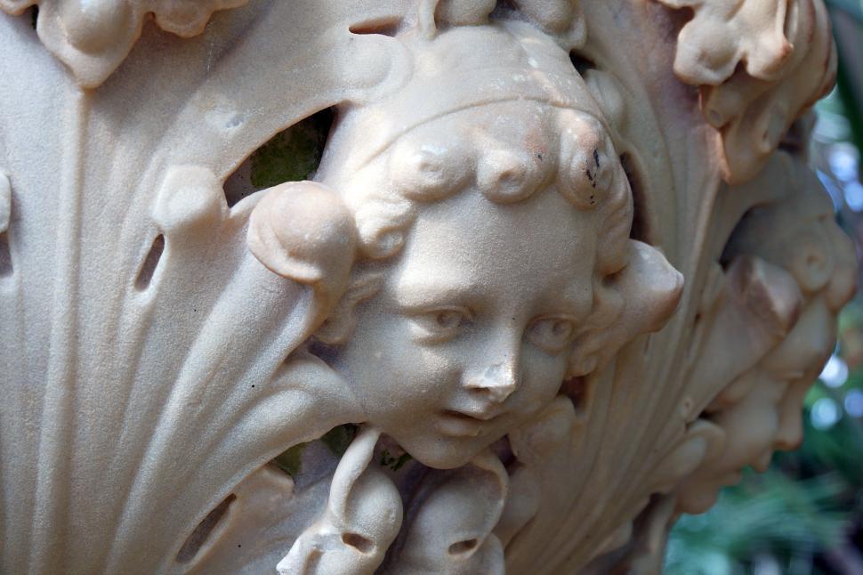 Free Image of Gorgeous Stone Garden Urn 
