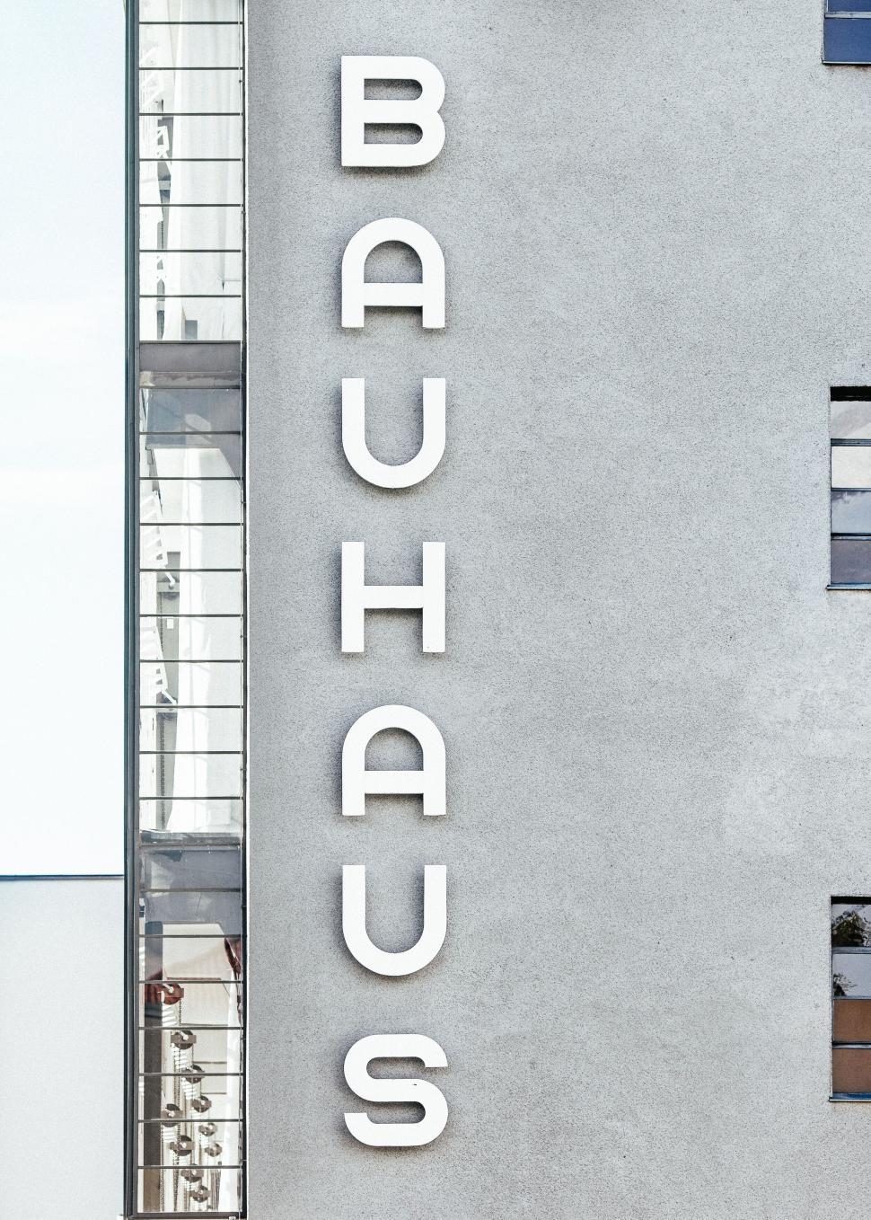 Free Image of Bauhaus building exterior with clean modern design 