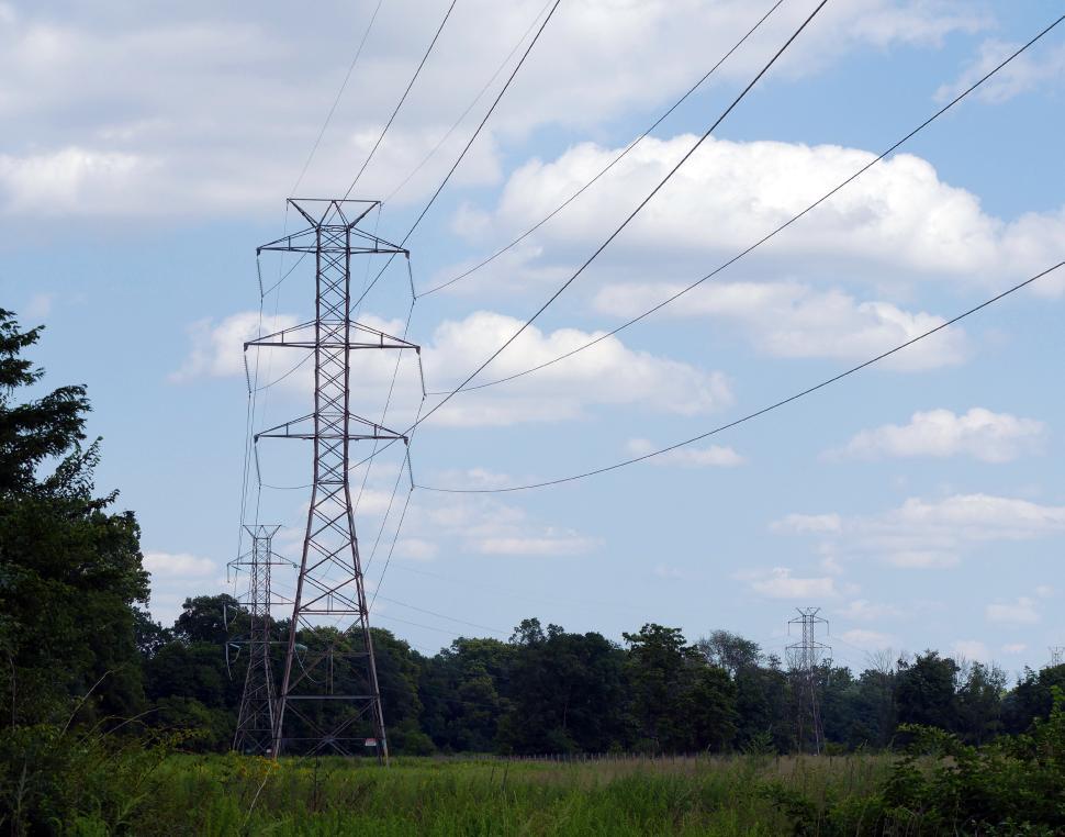 Free Image of Power Transmission Lines 