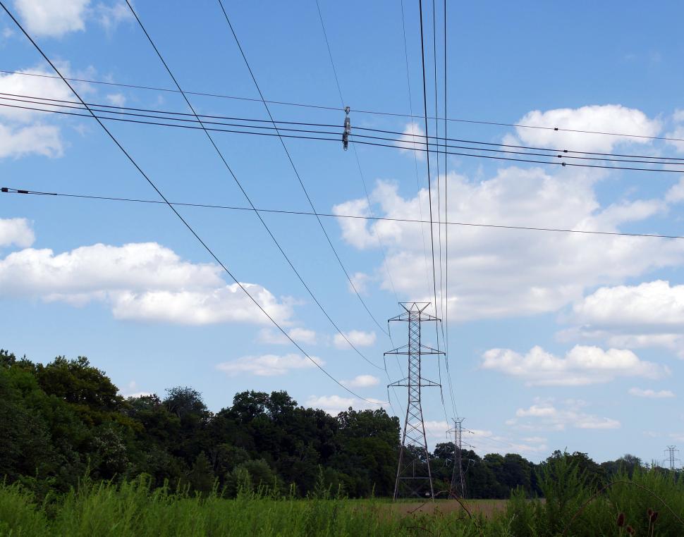 Free Image of Power Transmission Lines 