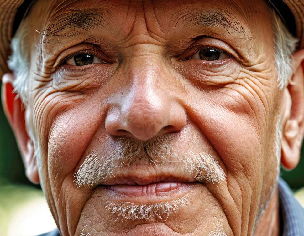 Free Image of Portrait of an old man  