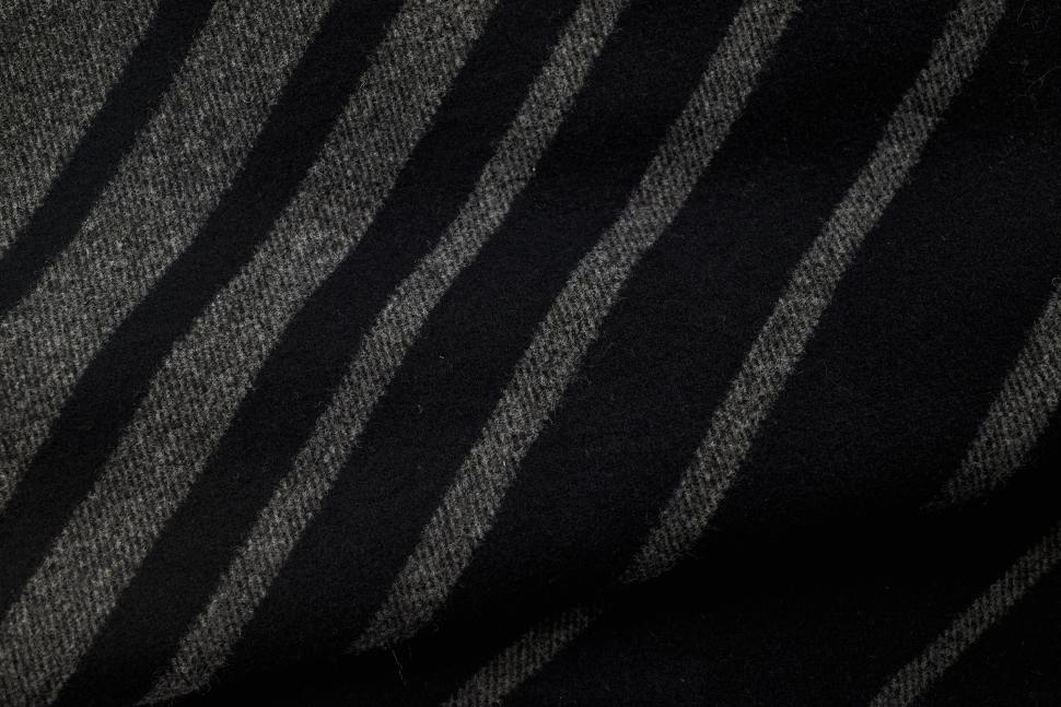 Free Image of Dark striped fabric with grey and black diagonal lines 