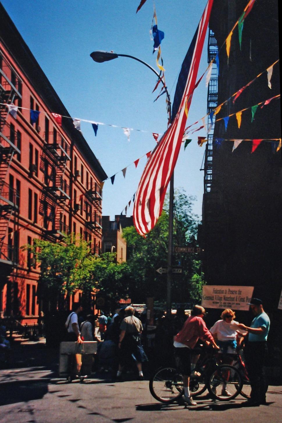 Free Image of Greenwich Village street scene 