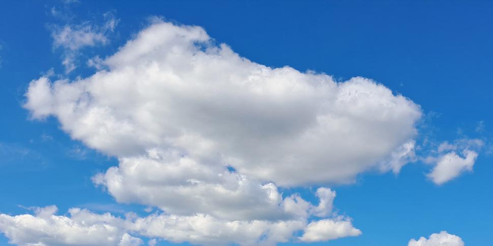 Free Image of White Clouds Against Blue Sky  