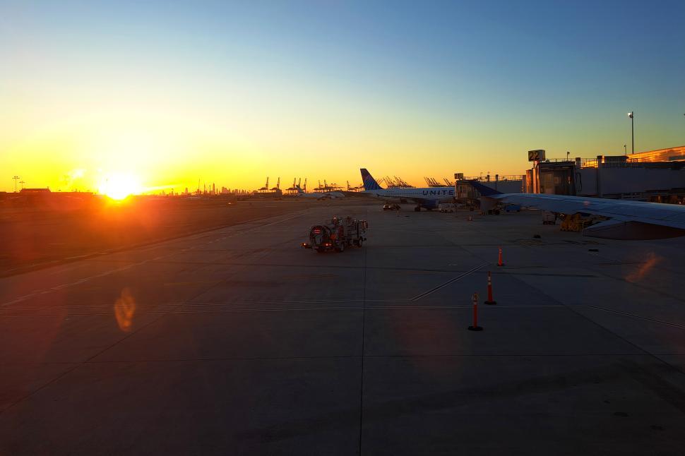 Free Image of View From The Airplane Window 
