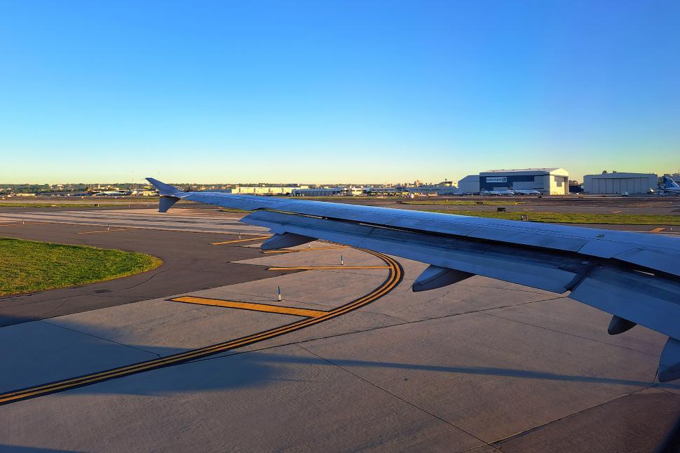 Free Image of View From The Airplane Window 