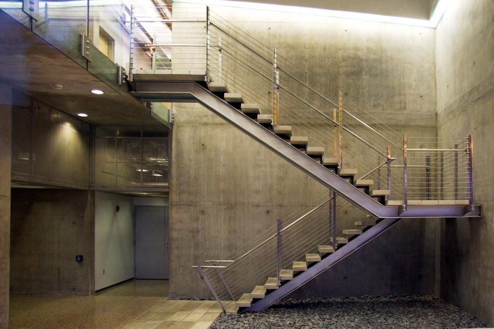 Free Image of Floating stairway 