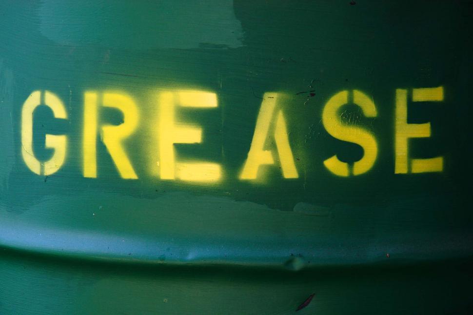 Free Image of GREASE barrel in green 