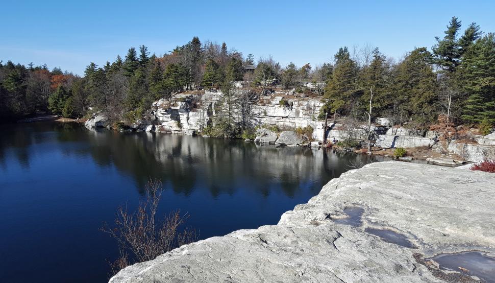 Free Image of Lake Minnewaska View From Lake Loop 