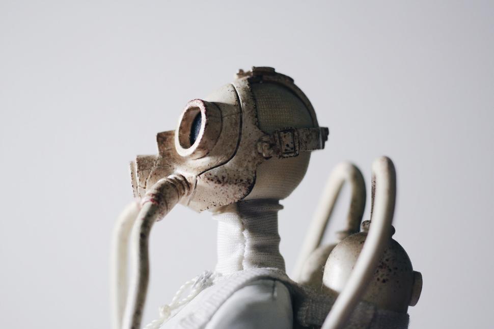 Free Image of Vintage-looking robotic figure with intricate design details 