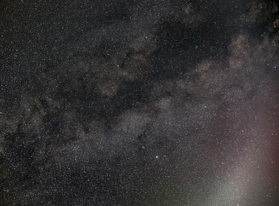 Free Image of Star-filled night sky with visible Milky Way galaxy 