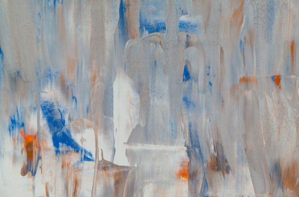 Free Image of Subtle abstract artwork with shades of blue and grey 