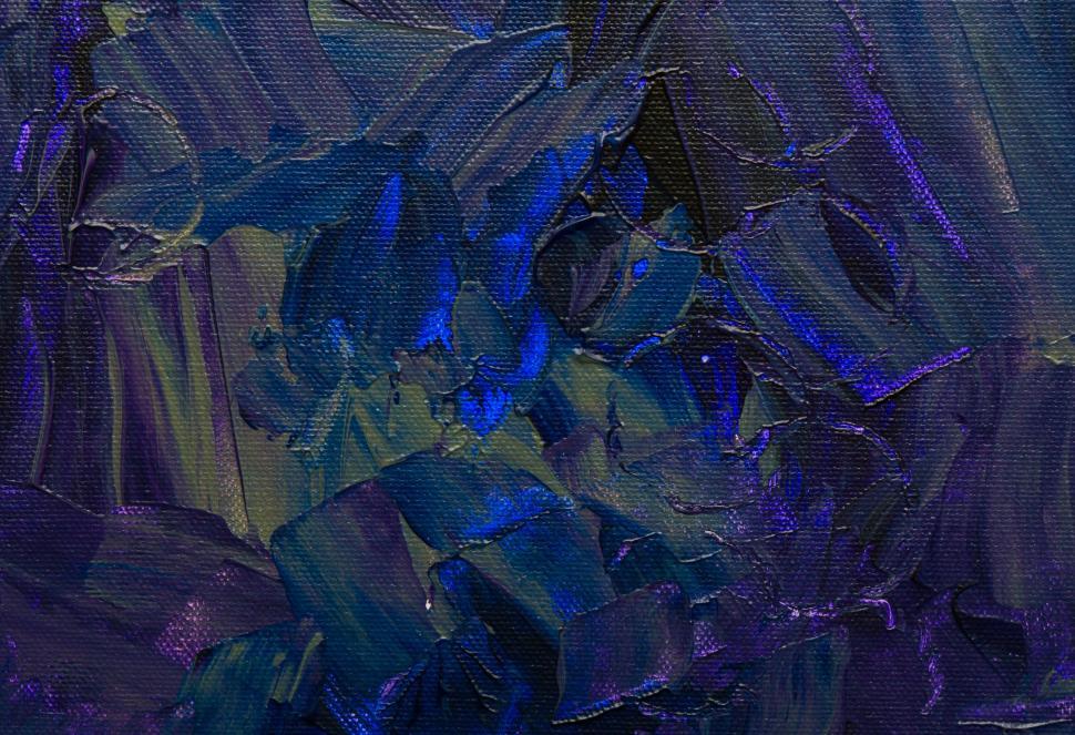 Free Image of Dark moody abstract with deep blue and violet tones 