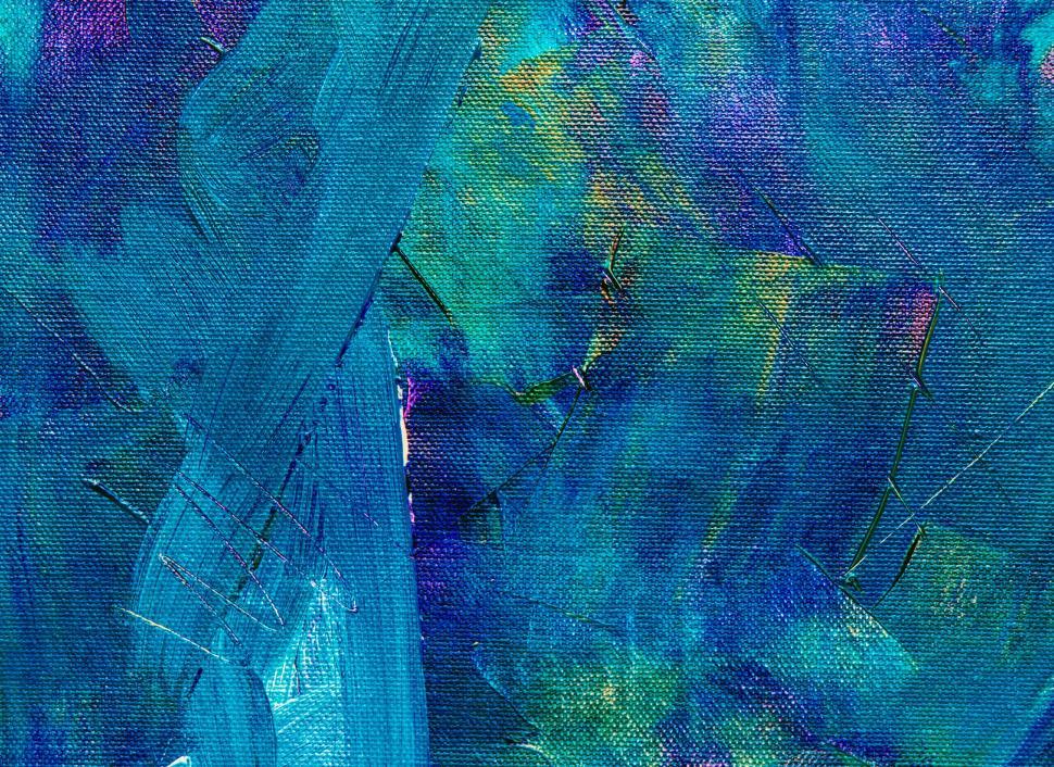 Free Image of Cool tones and intricate textures in abstract artwork 