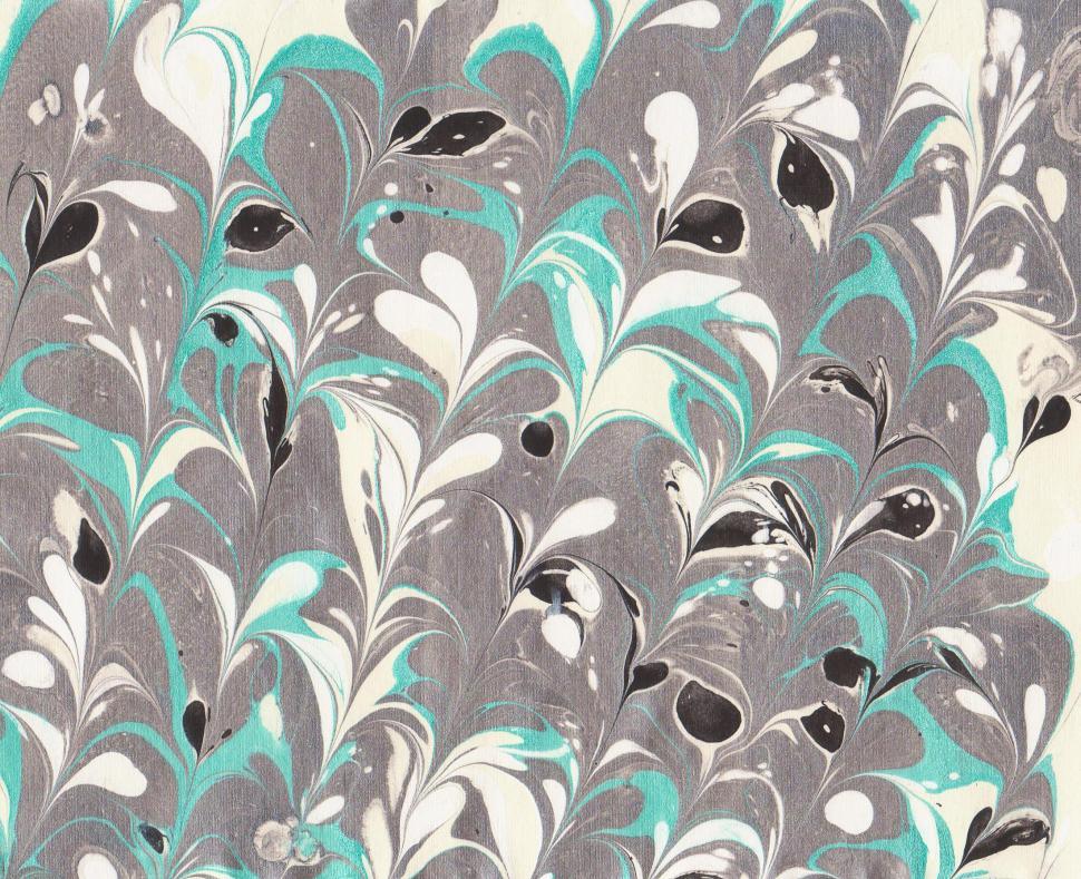 Free Image of Hand Made Marbled Paper 