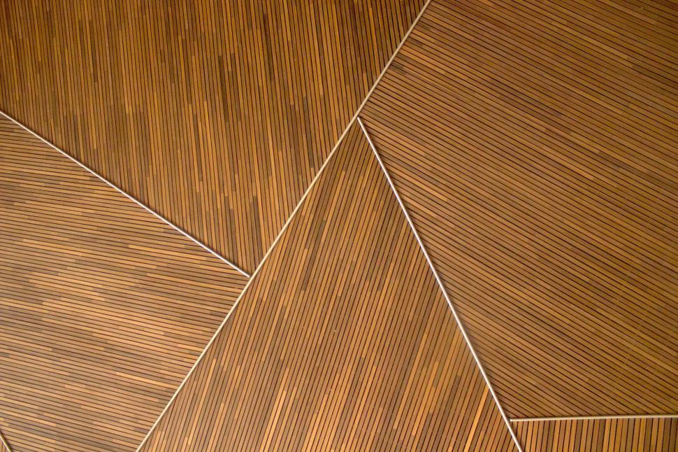 Free Image of Geometric wooden pattern with diagonal lines. 